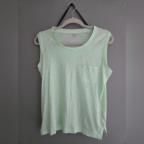 Madewell Tops - NWT Madewell Whisper Cotton Tee Lime